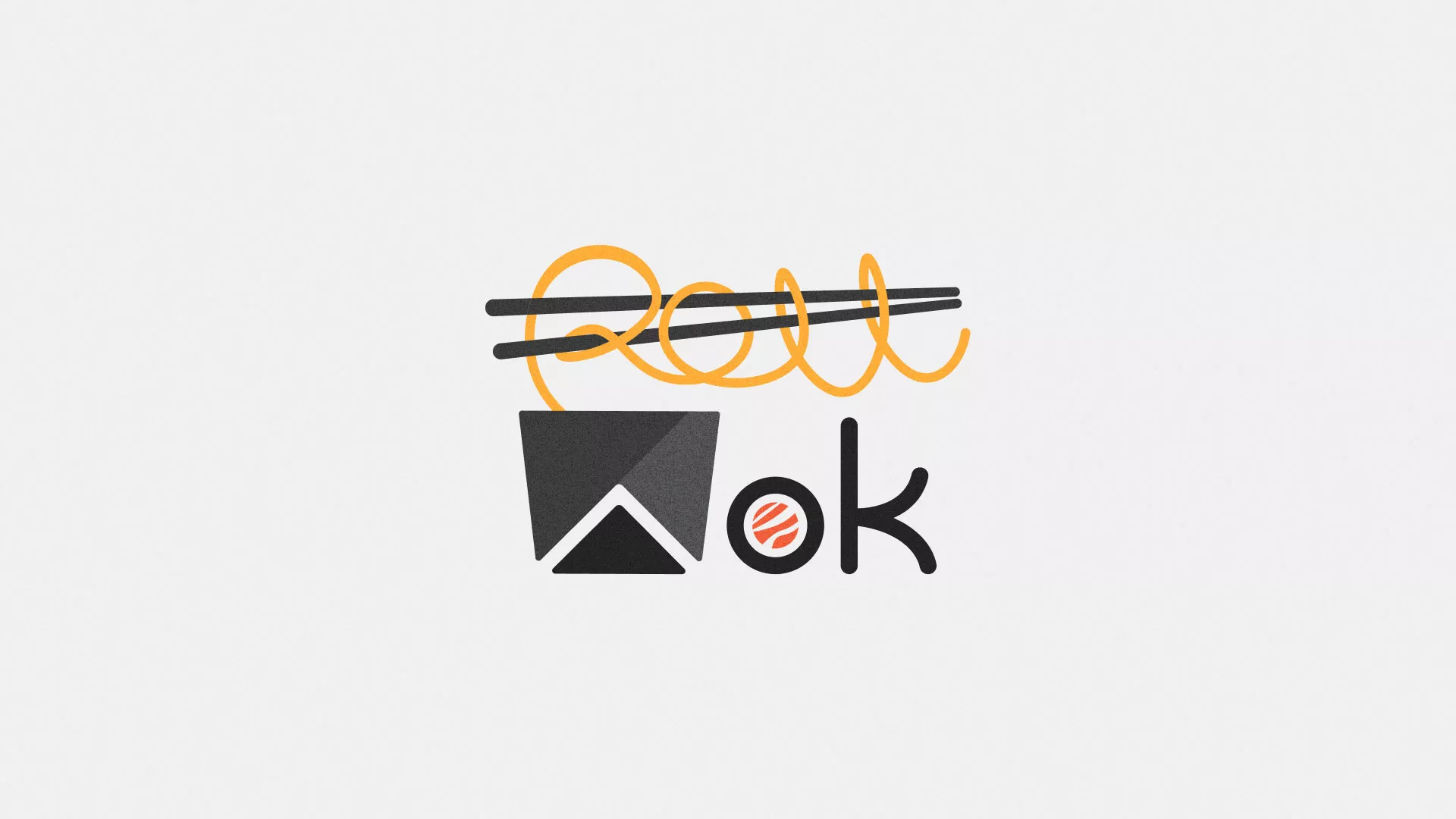 Разработка логотипа в Дербенте для суши-бара «Roll Wok Club» Разработка логотипа в Дербенте для суши-бара «Roll Wok Club»
